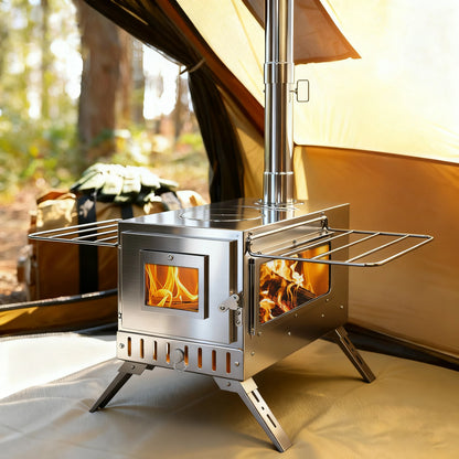 Portable Wood Burning Camping Stove