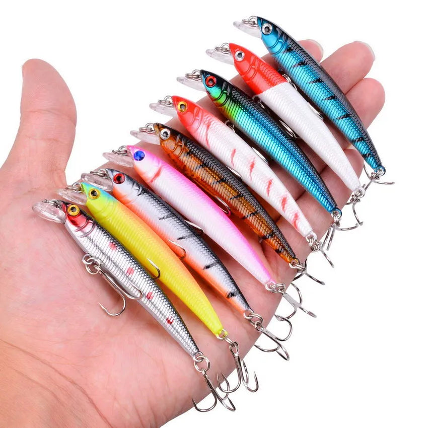 Random Minnow Fishing Lure set