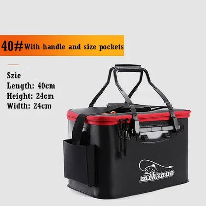 Portable Folding Fishing Bag  With Oxygen Pump