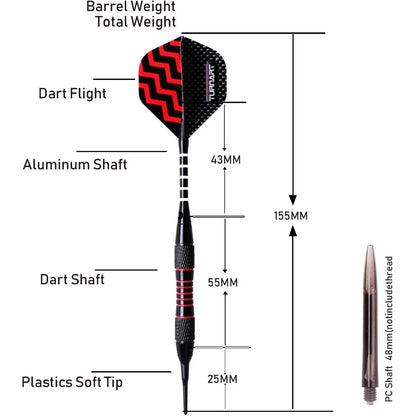 Professional Soft Tip Darts Set
