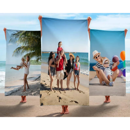 Custom Photo Beach Towel