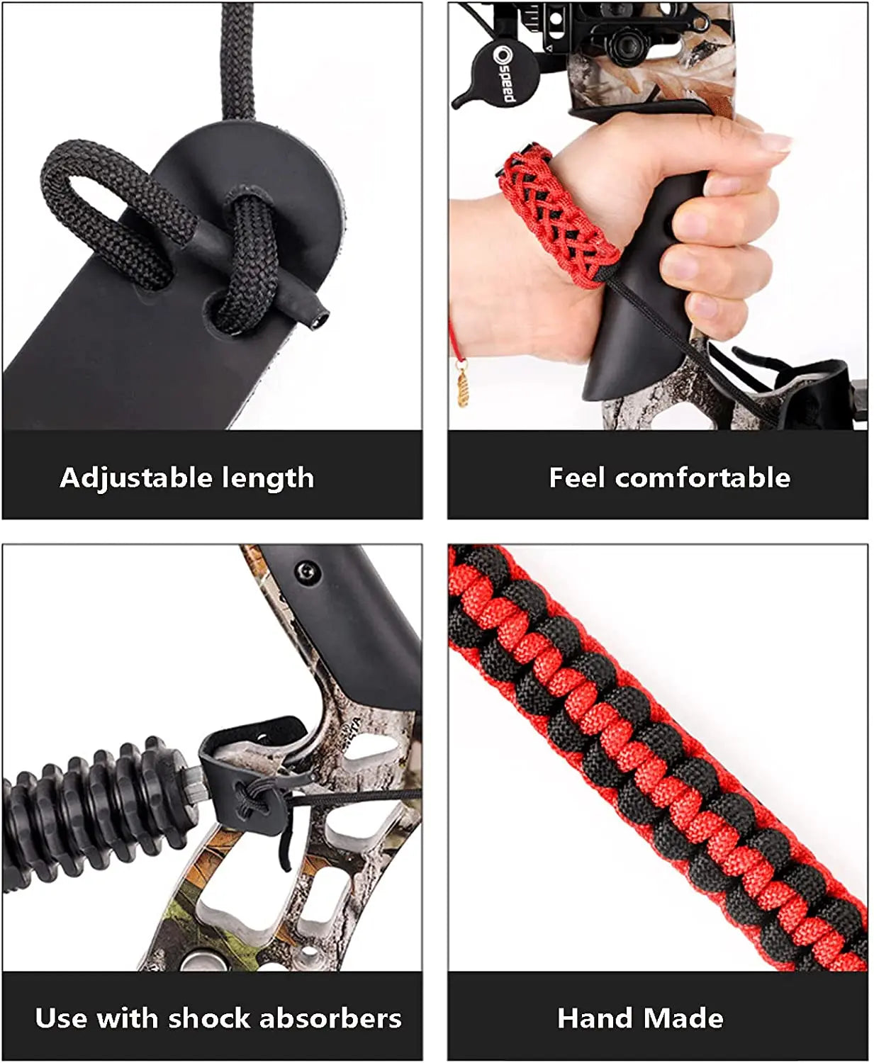 - Compound Bow Wrist Strap 550 Paracord
